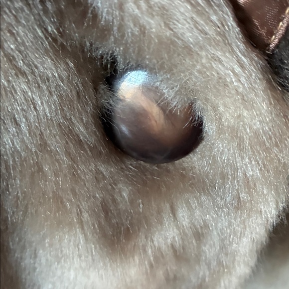 Vintage Faux Fur Coat with Dark Collar euc Warm - Picture 5 of 12